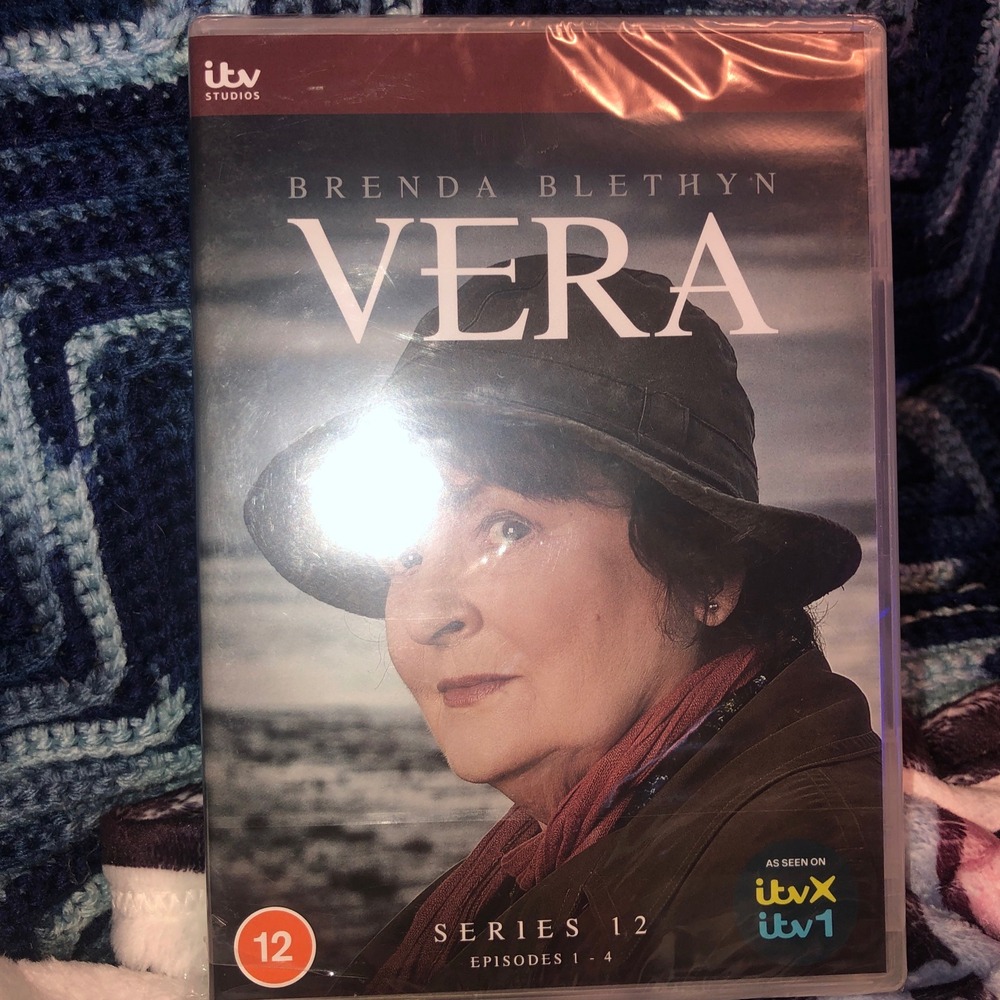 Vera Series 12 episodes 1-4 DVD Brenda Blethyn ITV British Crime Drama TV Show